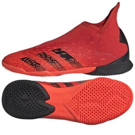 Botas de fútbol adidas Predator Freak.3 Ll In Jr FY7870 multicolor naranjas y tintos