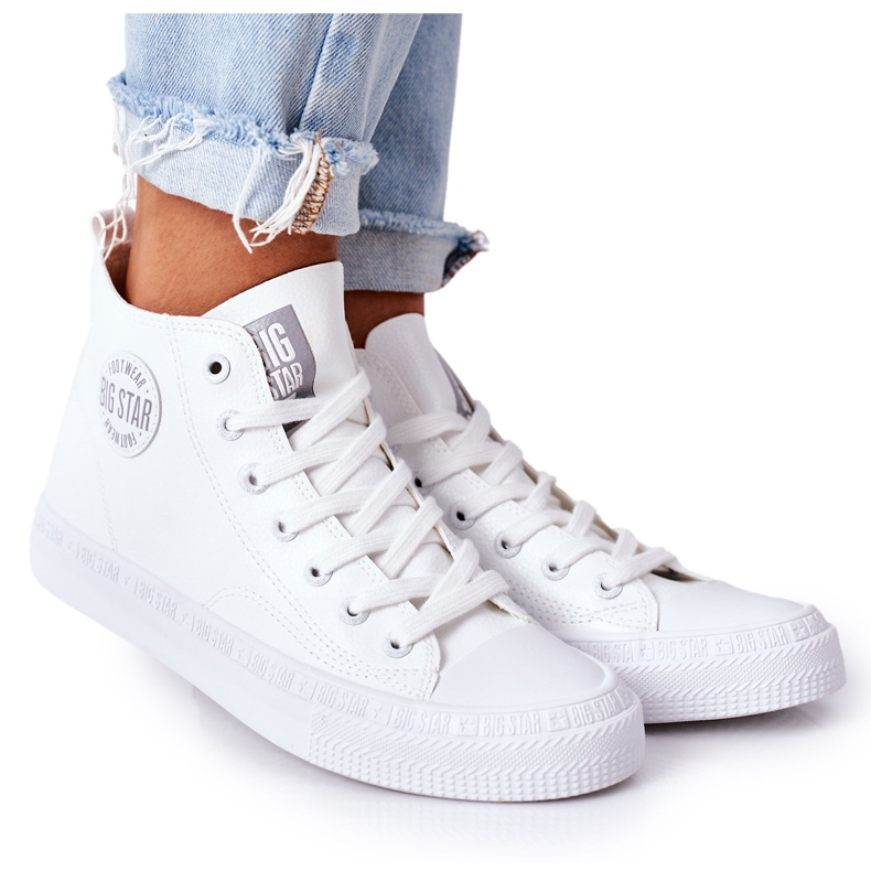 Zapatillas Altas Mujer Big Star GG274016 Blanco