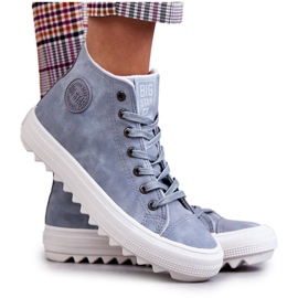 Zapatillas con aislamiento para mujer Big Star EE274115 Azul claro
