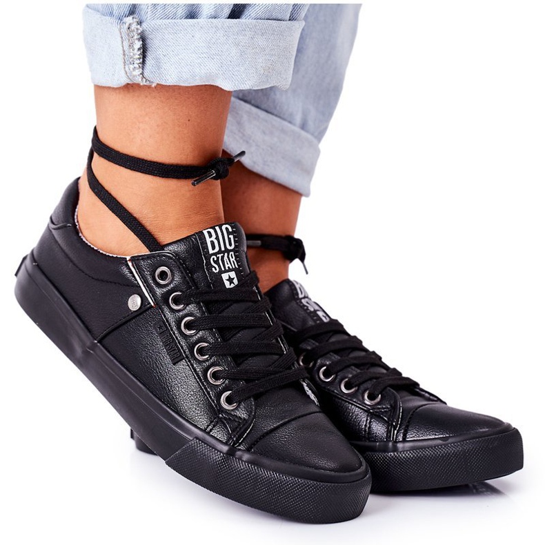 Zapatillas Mujer Piel Big Star GG274061 Negro