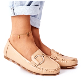 PS1 Mocasines Mujer en Piel Marrón Claro Downtown
