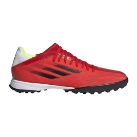 Botas de fútbol adidas X Speedflow.3 Tf M FY3310 multicolor naranjas y tintos