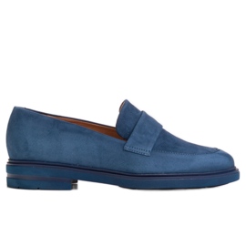 Marco Shoes Mocasines azul marino sobre suela ligera