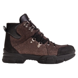 Marco Shoes Botas deportivas de mujer con un ligero aislamiento otoño-invierno. negro