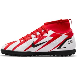 Calzado de fútbol Nike Mercurial Superfly 8 Club CR7 Tf Jr DB0933 600 multicolor blanco Calzado de fútbol Nike Mercurial Superfly 8 Club CR7 Tf Jr DB0933 600 multicolor blanco