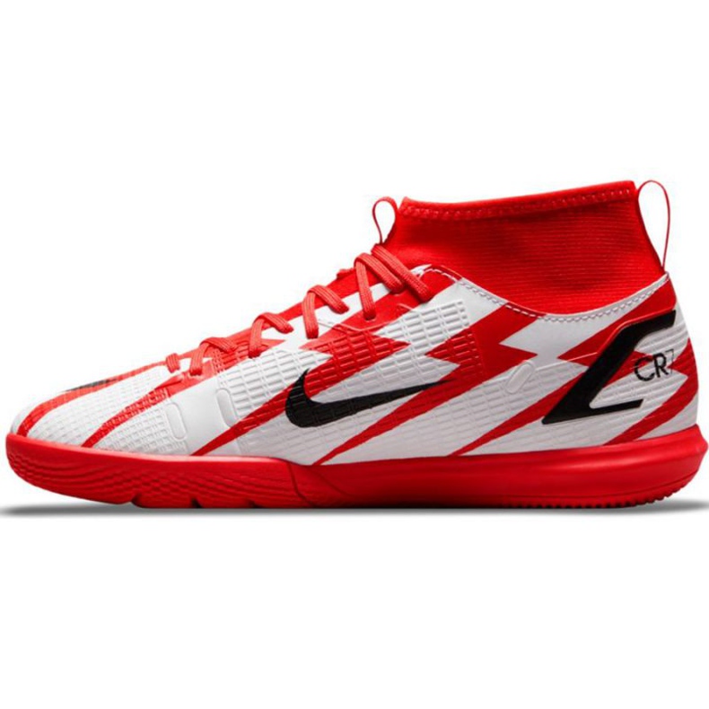 Zapatos de fútbol Nike Mercurial Superfly 8 Academy CR7 Ic Jr DB2676 600 multicolor blanco