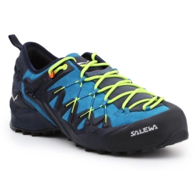 Zapatos Salewa Ms Wildfire Edge M 61346-3988 azul marino azul verde