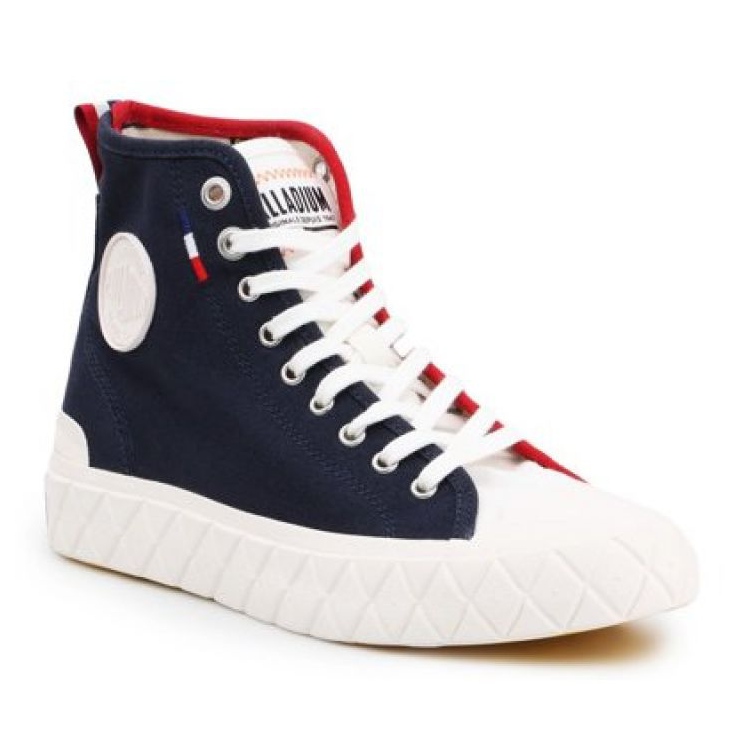 Zapatillas Palladium Palla Ace Cvs W 77015-402 rojo azul marino