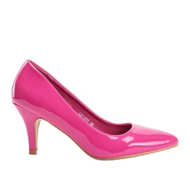 Zapatos de salón rosas con tacón de aguja Faith