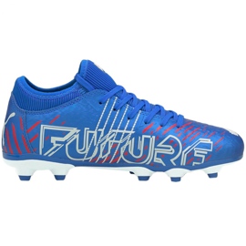 Botas de fútbol Puma Future Z 4.2 Fg Ag Jr 106505 01 azul azul