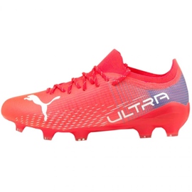 Botas de fútbol Puma Ultra 2.3 Fg Ag M 106518 01 rojo naranjas y tintos