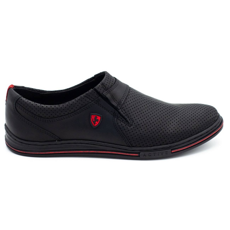 Polbut Zapato piel hombre 362 perforado negro