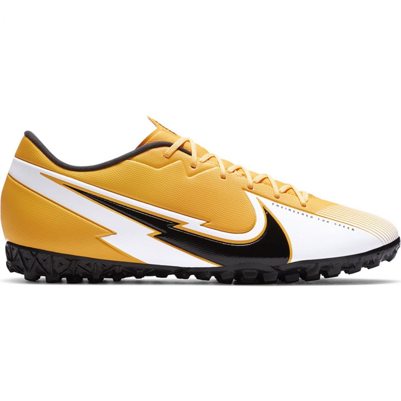 Calzado de fútbol Nike Mercurial Vapor 13 Academy Tf M AT7996 801 naranjas y tintos
