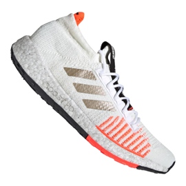 Zapatillas Adidas PulseBOOST Hd M EE9564 blanco naranja
