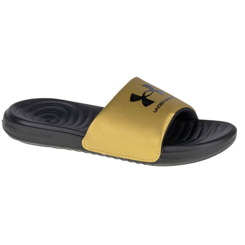Under Armour Ansa Fixed Slides W 3023772-006 negro dorado Under Armour Ansa Fixed Slides W 3023772-006 negro dorado