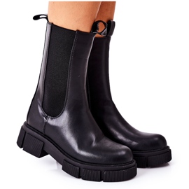 PS1 Botines cálidos negros Las botas de Jodhpur deben tener