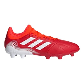 Botas de fútbol adidas Copa Sense.3 Fg M FY6196 multicolor naranjas y tintos