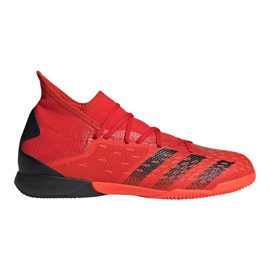 Botas de fútbol Adidas Predator Freak.3 In M FY6285 rojo naranjas y rojos