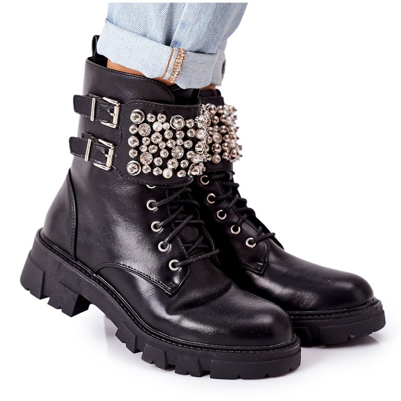 PS1 Trabajadores cálidos con perlas negras ahora o nunca negro