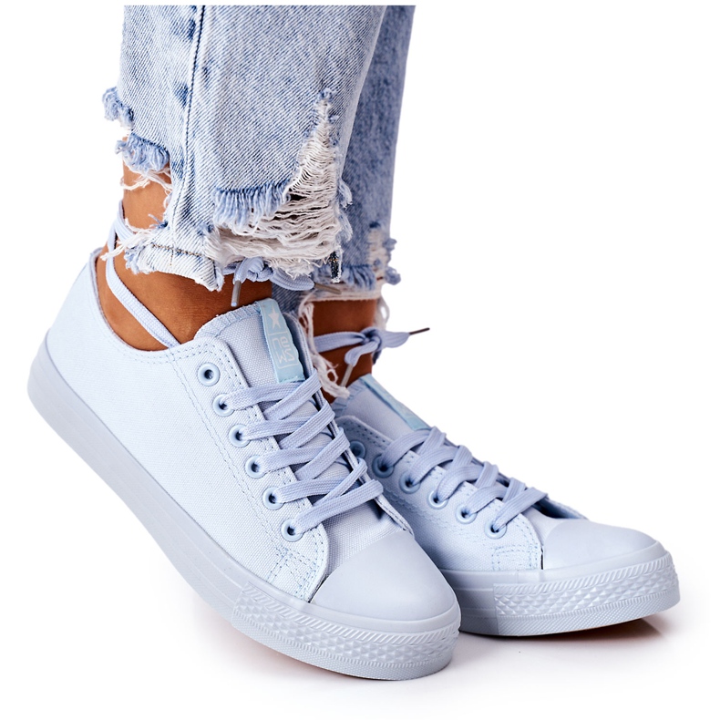 NEWS Zapatillas Clásicas de Mujer Azul Ecoma