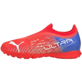 Botas de fútbol Puma Ultra 3.3 Tt Jr 106531 01 rojo naranjas y rojos