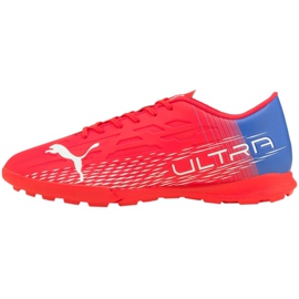 Botas de fútbol Puma Ultra 4.3 Tt M 106536 01 rojo naranjas y tintos