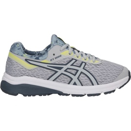 Asics GT-1000 7 Gs Sp Jr 1014A038-020 negro gris amarillo