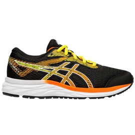 Asics Gel-Excite 6 Gs Jr 1014A079-003 negro naranja amarillo