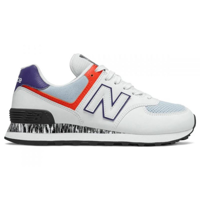 New Balance W WL574CS2 blanco gris multicolor