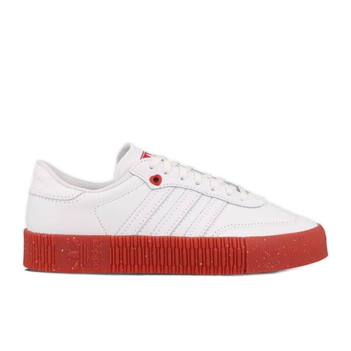 Zapatillas Adidas Sambarose W FZ1831 blanco rojo Zapatillas Adidas Sambarose W FZ1831 blanco rojo