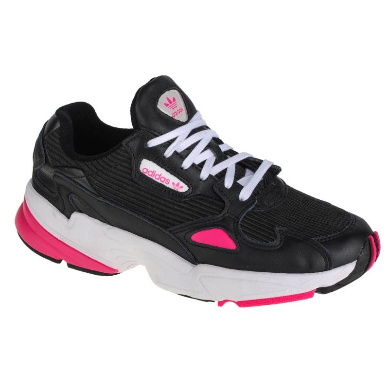 Adidas falcon negro rosa hotsell