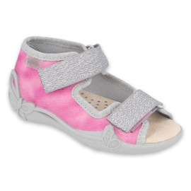 Calzado infantil befado 342P033 rosa plata