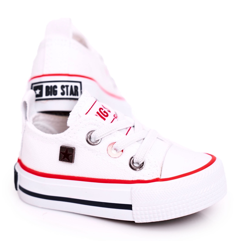 Zapatillas bajas clásicas para niños Big Star HH374193 Blanco