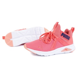 Puma Enzo 2 Sparkle Jr 194573 03 negro rosado