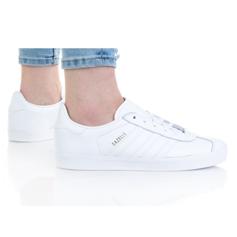 Zapatillas Adidas Gazelle Jr BY9147 blanco