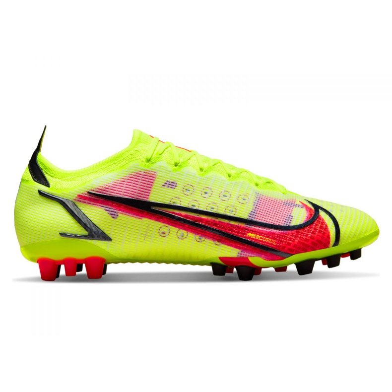 Botas de fútbol Nike Vapor 14 Elite Ag M CZ8717-760 amarillo verde