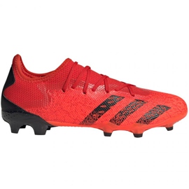 Botas de fútbol adidas Predator Freak.3 L Fg M FY6289 multicolor naranjas y tintos