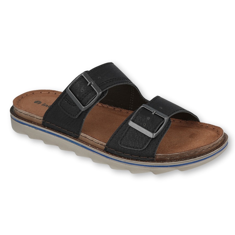 Inblu zapatillas de hombre zapatos 158M006 negro