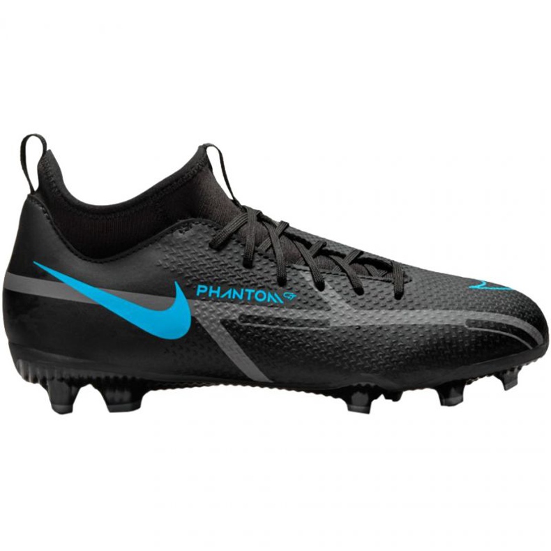 Zapatillas de fútbol Nike Phantom GT2 Academy Df FG / MG Jr DC0813 004 negro negro