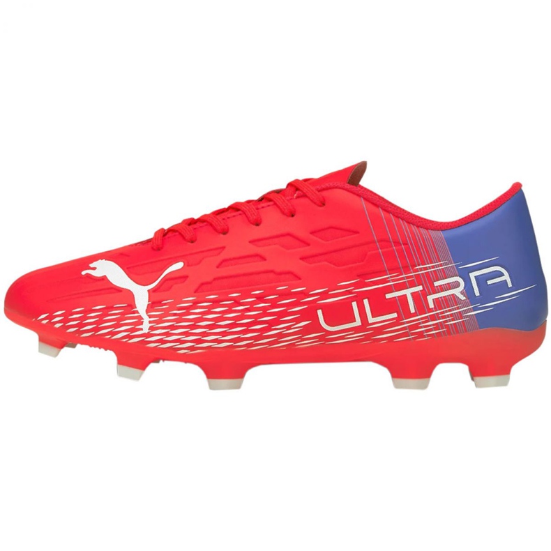 Botas de fútbol Puma Ultra 4.3 Fg Ag M 106532 01 rojo naranjas y tintos