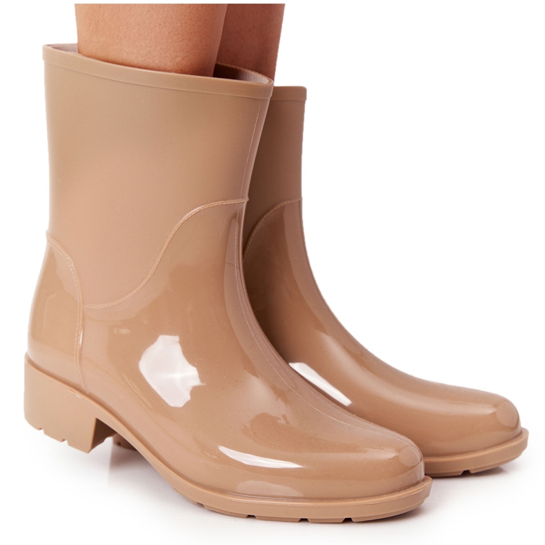 PS1 Chanclas brillantes Botas Jodhpur beige Rainy Day