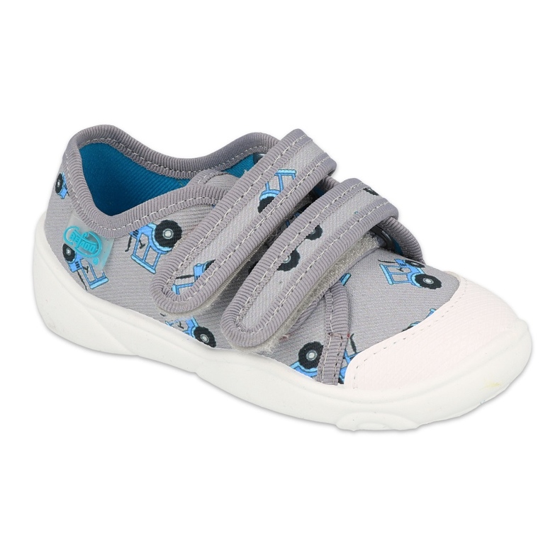 Zapatillas para niños de Befado para velcro 907p141 azul