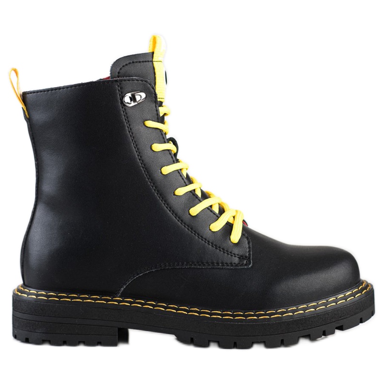 ARTIKER Tramperos negros de cuero