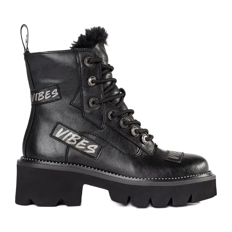 ARTIKER Botas de cuero Vibes negro