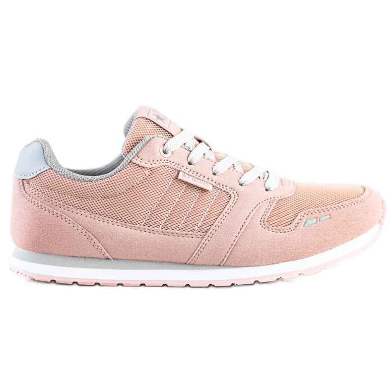 SHELOVET Zapatos deportivos ligeros con malla rosado