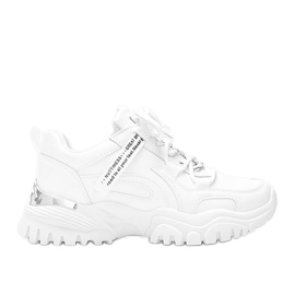 Zapatillas blancas con suela gruesa Zooey blanco