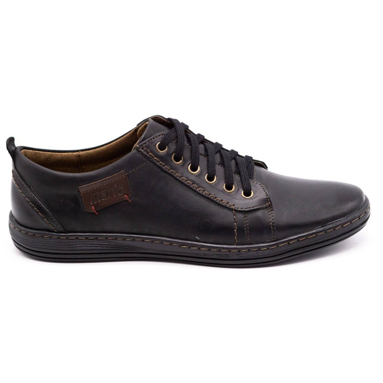 Olivier Zapato piel hombre 695MP negro
