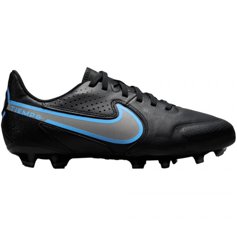 Zapatillas de fútbol Nike Tiempo Legend 9 Academy FG / MG Jr DA1333-004 negro negro