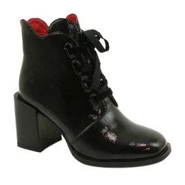 Botas con estilo en el poste negro Filippo DBT3109 / 21 BK