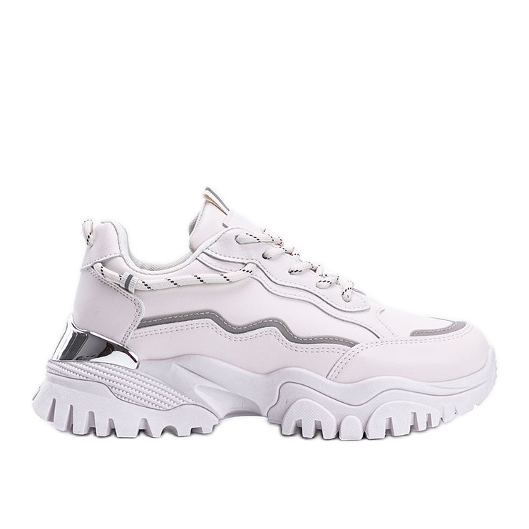 Deportivas beige con suela gruesa Desiare Deportivas beige con suela gruesa Desiare